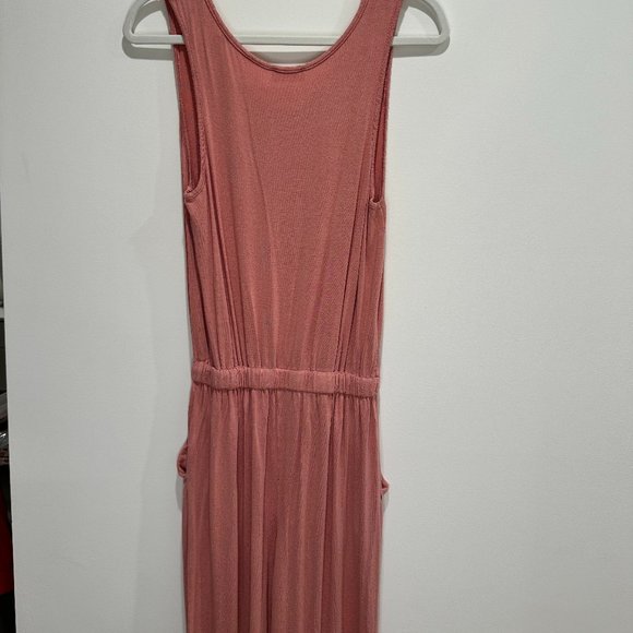 Pink Drawstring Jumpsuit - Picture 4 of 7